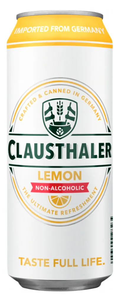 CLAUSTHALER Lemon, банка 0,5л