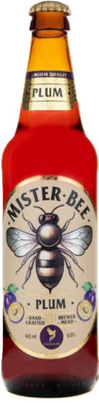 Медовуха МИСТЕР БИ - СЛИВА бутылка 0.45л