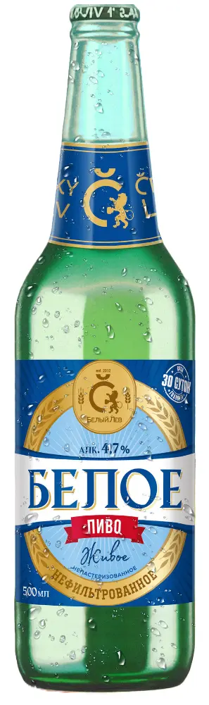 Белый Лев, бутылка 0,5л