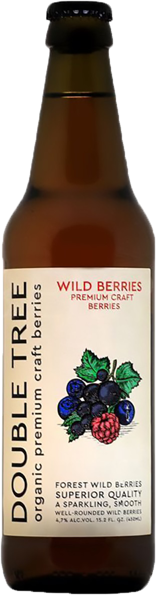 Сидр Лесные Ягоды полусладкий, бутылка 0.45л