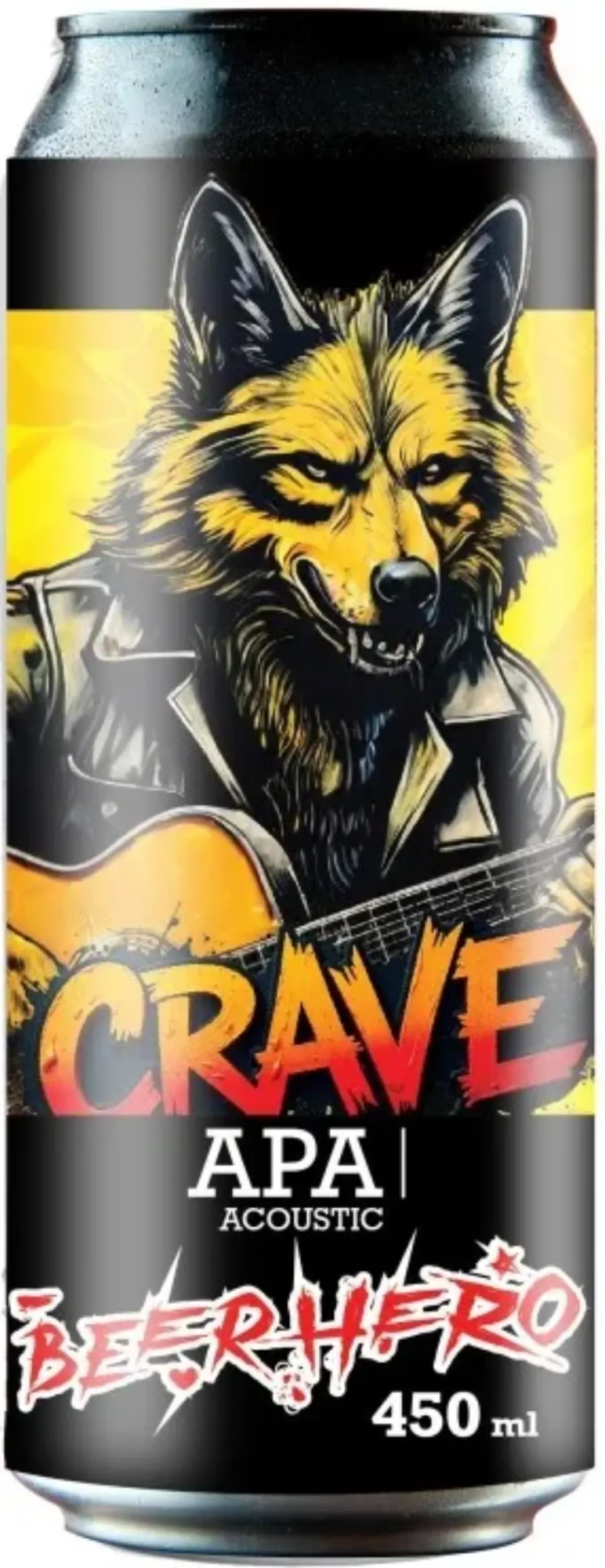 Crave Beerhero - APA ACOUSTIC, банка 0,45л