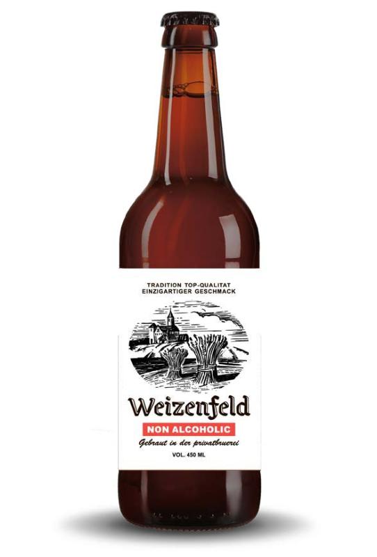 Вайценфельд безалкогольное бутылка 0,45л