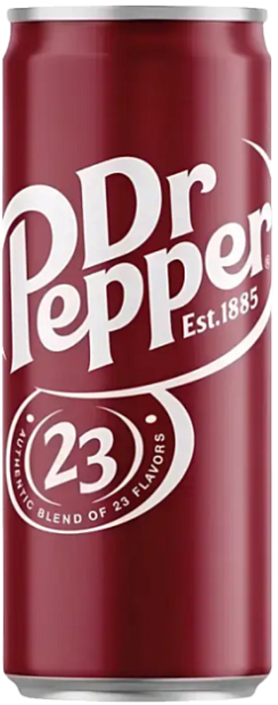 Dr Pepper Original Безалкогольный напиток, банка 0.33л