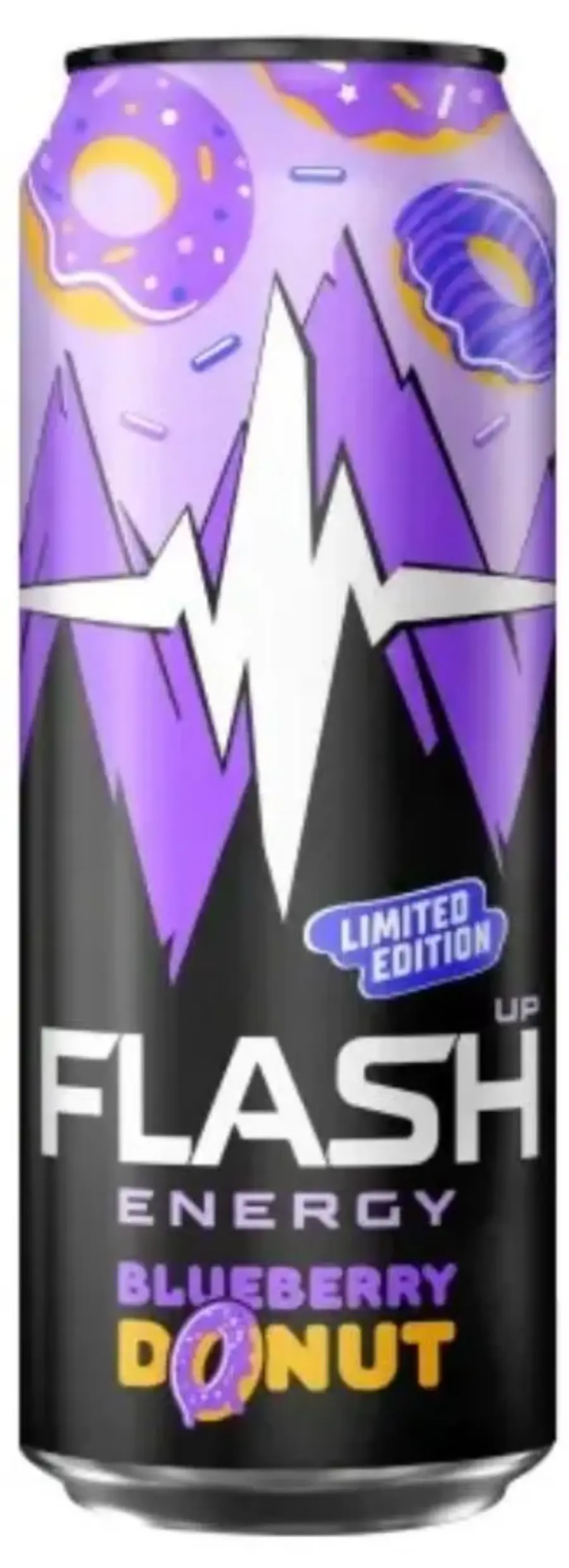 Flash Up Energy Blueberry Donat, банка 0,45л