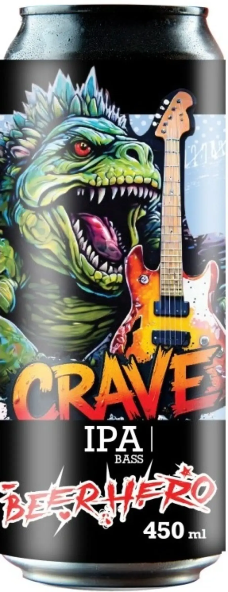 Crave Beerhero - IPA BASS, банка 0,45л