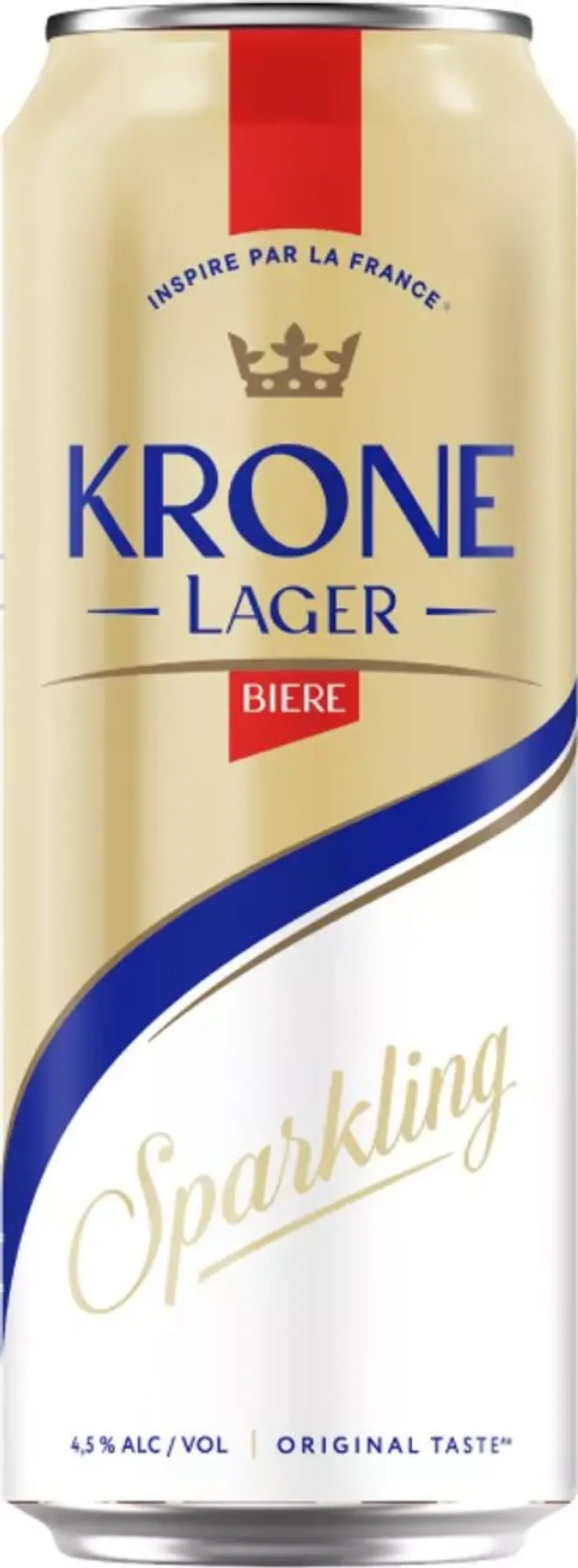 KRONE LAGER BIERE (Крон Лагер Бьер),  банка 0,45л