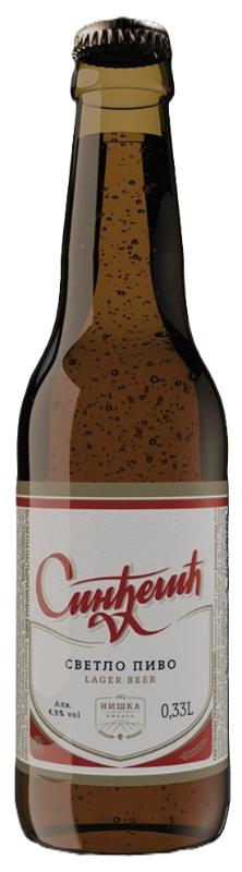 SINDJELIC LAGER, бутылка 0,33л