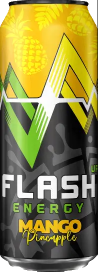 Flash Up Energy Манго-Ананас, банка 0.45л