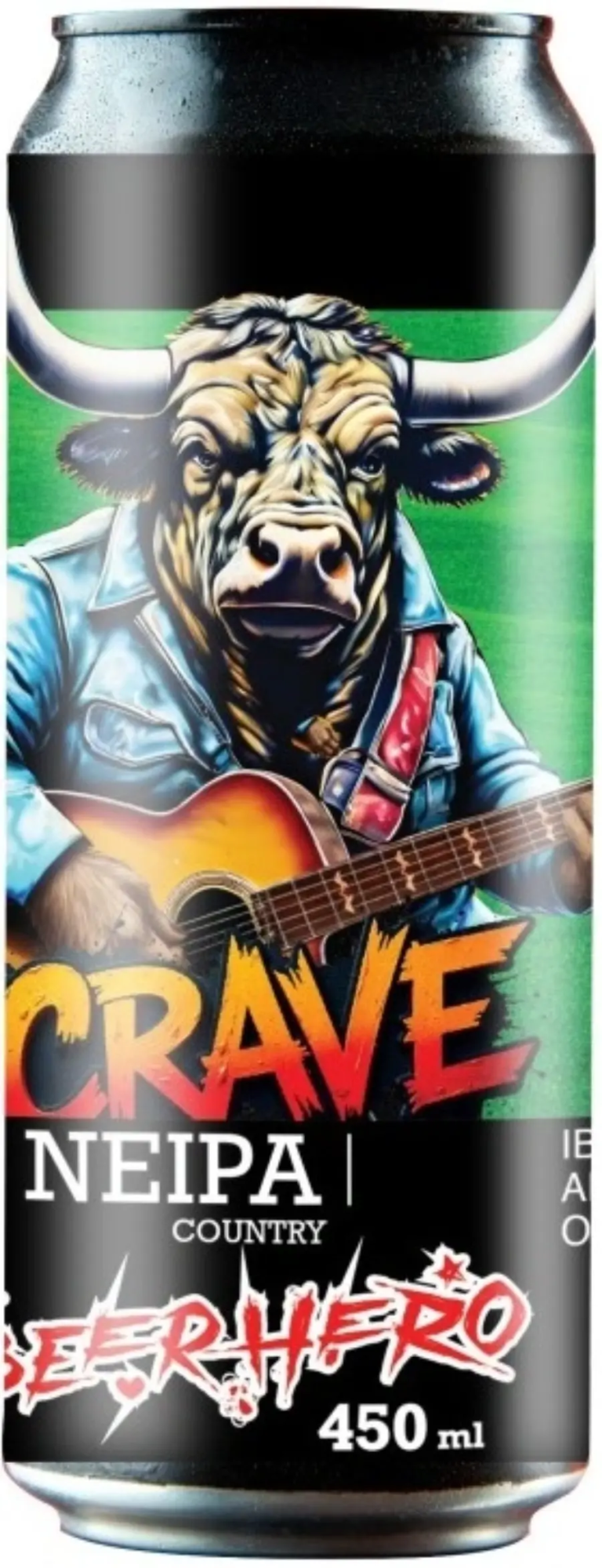 Crave Beerhero - NEIPA COUNTRY, банка 0,45л