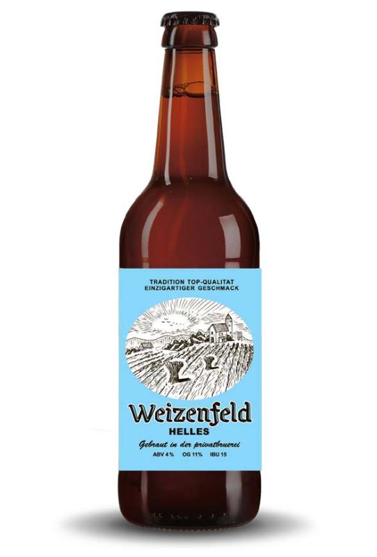 Вайценфельд ХЕЛЛЕС бутылка 0,45л