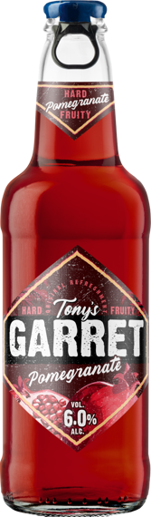 Tony's Garret Hard Pomegranate, бутылка 0.4л