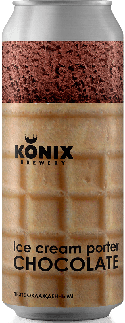 Ice cream porter Chocolate, банка 0.45л