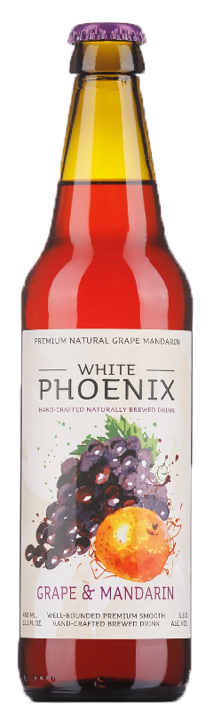 Медовуха Виноград-Мандарин, бутылка 0.45л