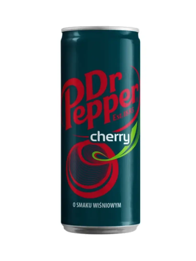 Dr.Pepper Cherry Безалкогольный напиток, банка 0.33л 