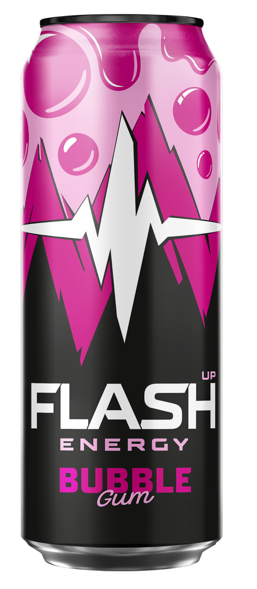 Flash Up Energy Bubble Gum (ФЛЭШ Ап Энерджи Бабл Гам), банка 0,45л