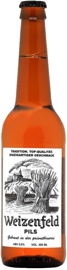 WEIZENFELD PILS, бутылка 0.45л