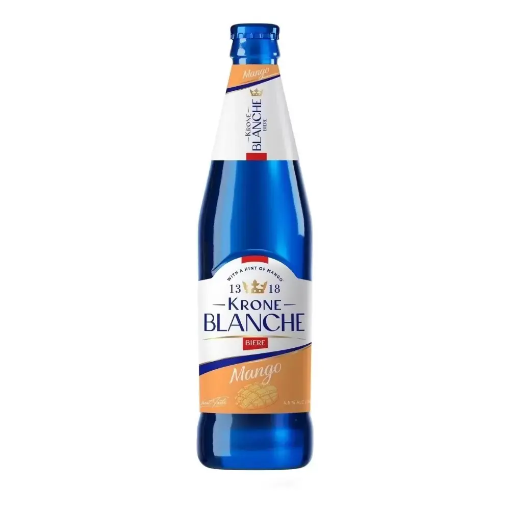 Krone Blanche Biere Mango, бутылка 0.45л 