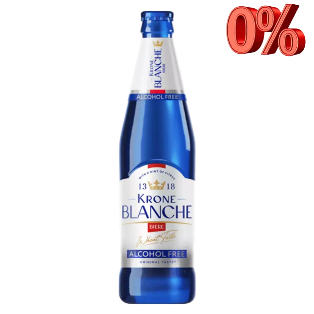 Krone Blanche Biere Alcohol Free (Крон Бланш Бьер Безалкогольный), бутылка 0,45л