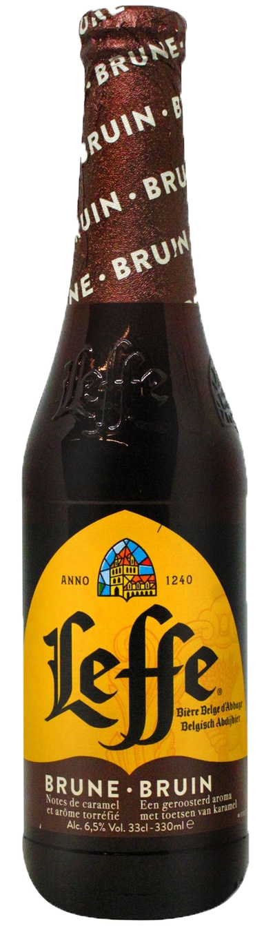 LEFFE BRUNE, бутылка 0.33л