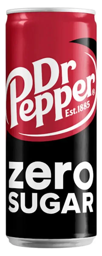 Dr.Pepper Zero, банка 0,33л 