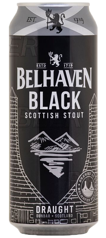 Belhaven Black Scottish Stout, банка 0.44л