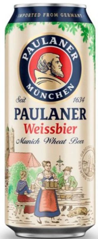 Paulaner Weissbier банка 0.5л
