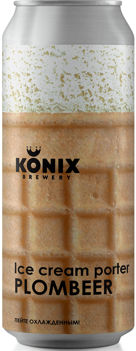 Ice cream porter Plombeer, банка 0.45л