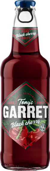 Tony's Garret Hard Black Cherry, бутылка 0.4л