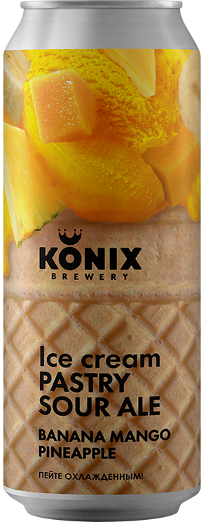 Ice cream Банан Манго, банка 0.45л