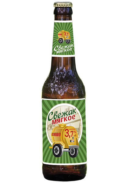 Свежак МЯГКОЕ, бутылка 0.5л