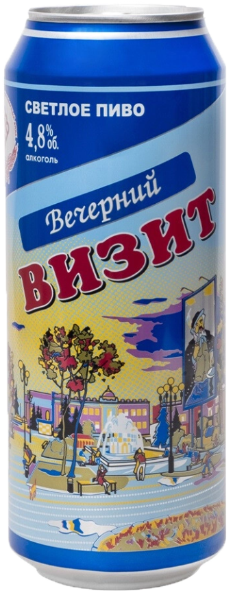 ВИЗИТ ВЕЧЕРНИЙ, банка 0.45л