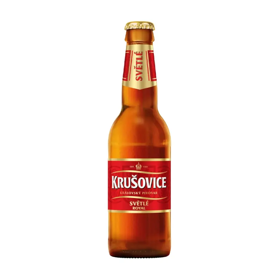 Krušovice Světlé (Крушовице Светлое), бутылка 0,45л