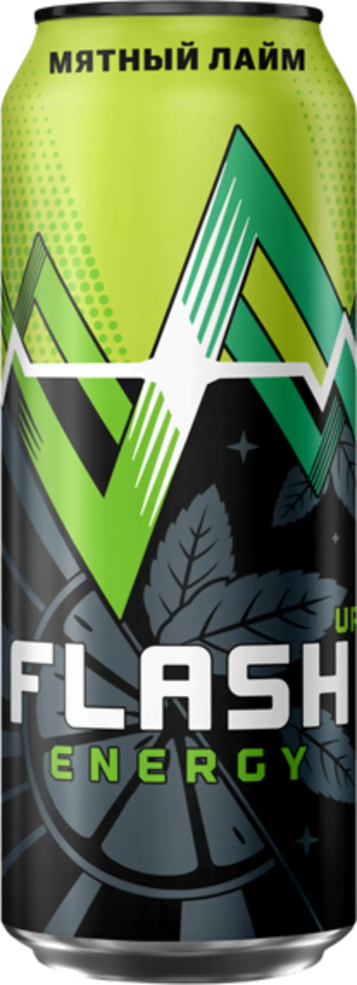 Flash Up Energy Мятный лайм, банка 0,45л