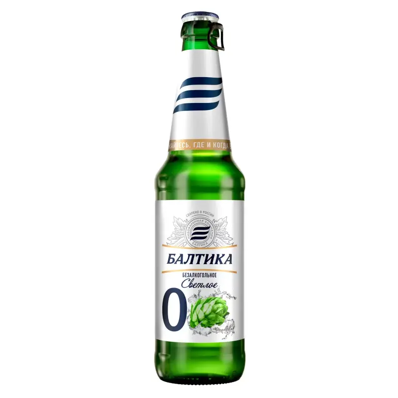Балтика 0 БЕЗАЛКОГОЛЬНОЕ, бутылка 0,33л