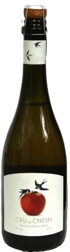 Сидр CRU de CHON полусладкий, бутылка 0,75л