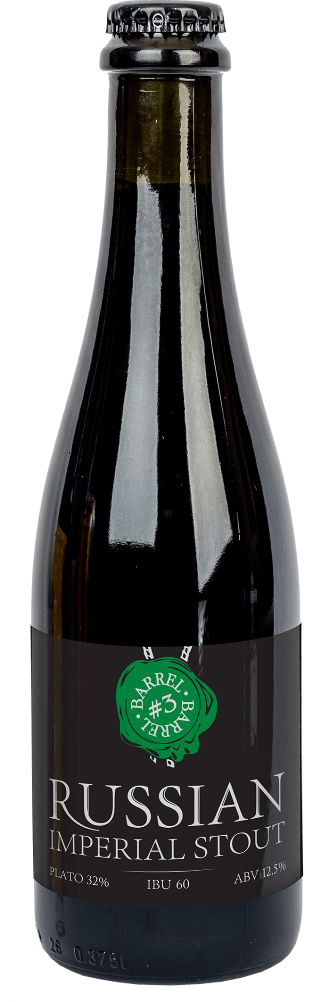 Russian Imperial Stout (barrel #3), бутылка 0.375л